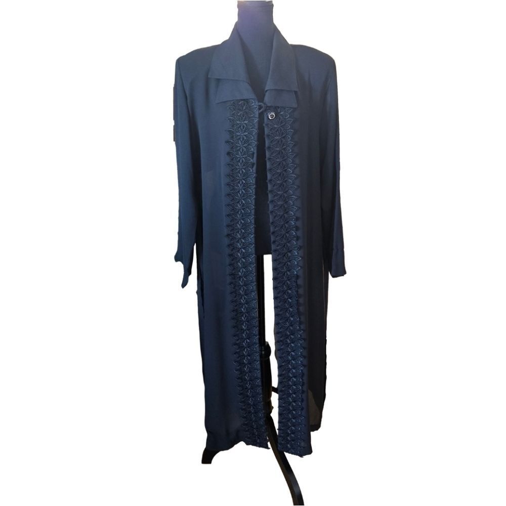 Sheer Long Duster/ Dress Jacket - Picture 2 of 6